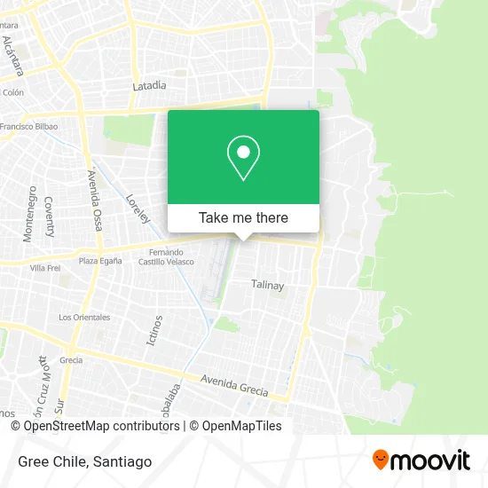 Gree Chile map