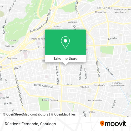 Rústicos Fernanda map