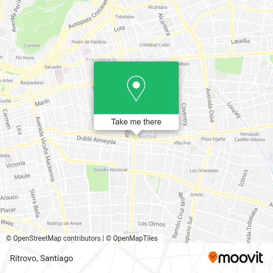 Ritrovo map