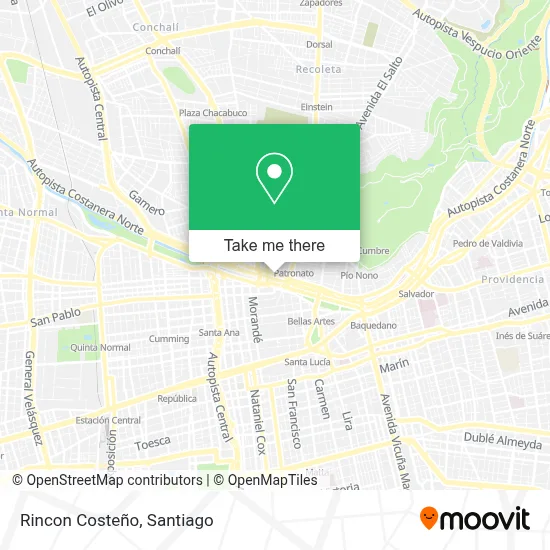 Rincon  Costeño map