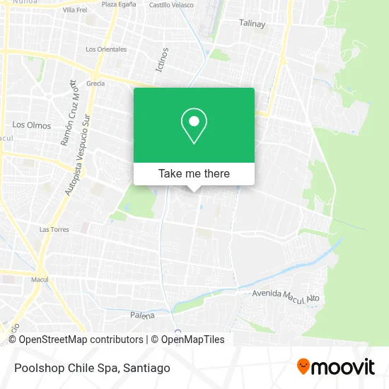 Poolshop Chile Spa map