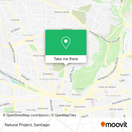 Natural Project map