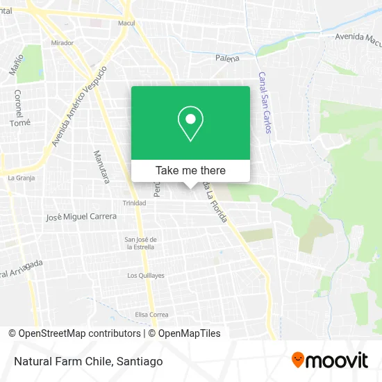 Natural Farm Chile map