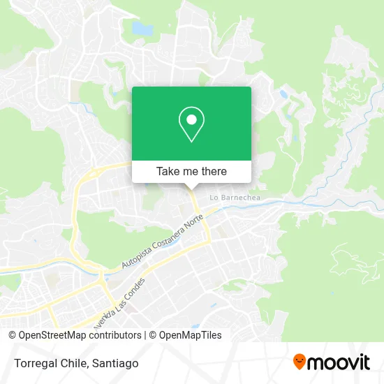 Torregal Chile map