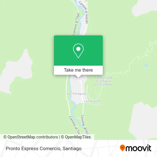 Pronto Express Comercio map