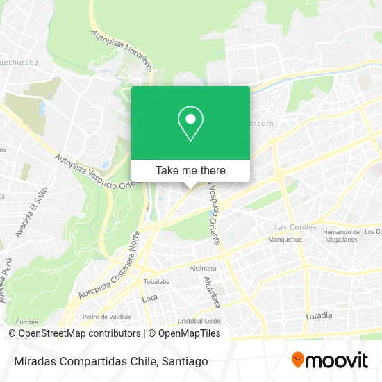 Miradas Compartidas Chile map