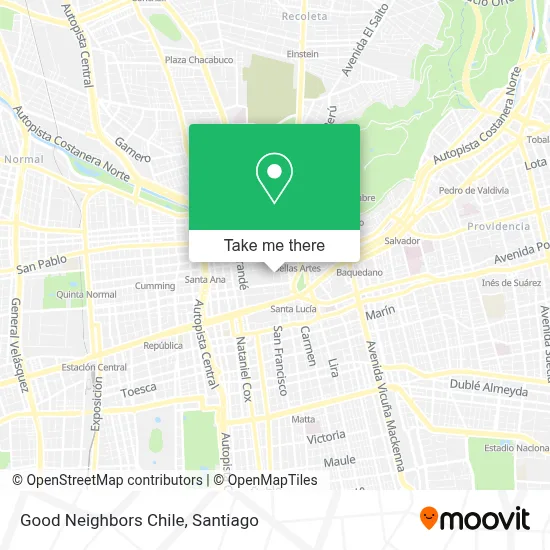 Good Neighbors Chile map