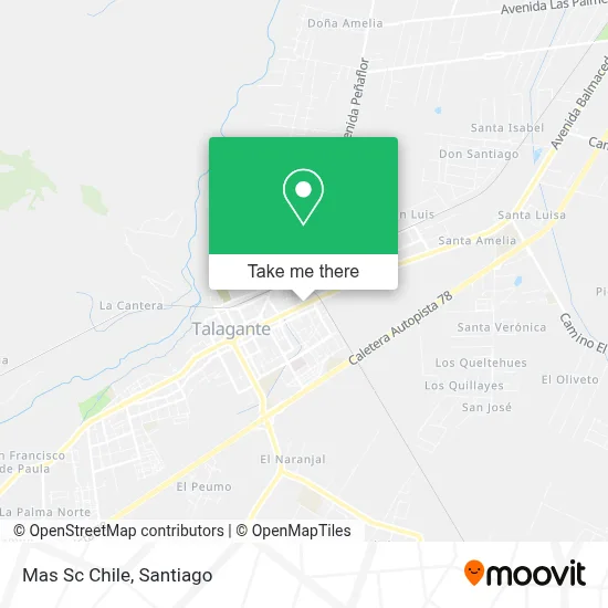 Mas Sc Chile map
