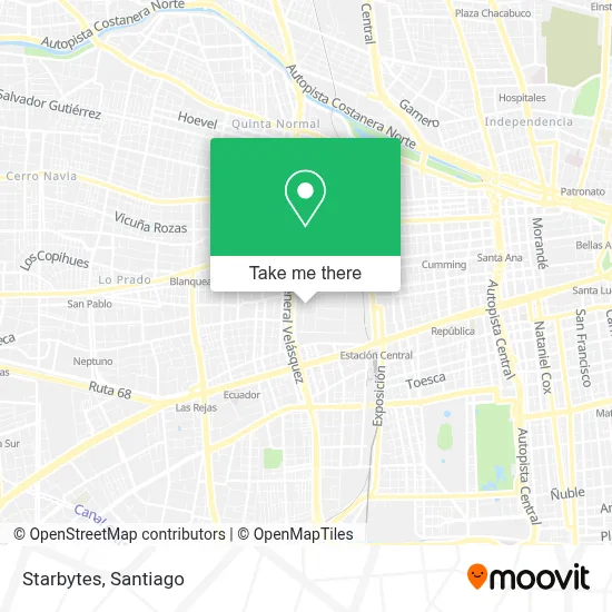 Starbytes map
