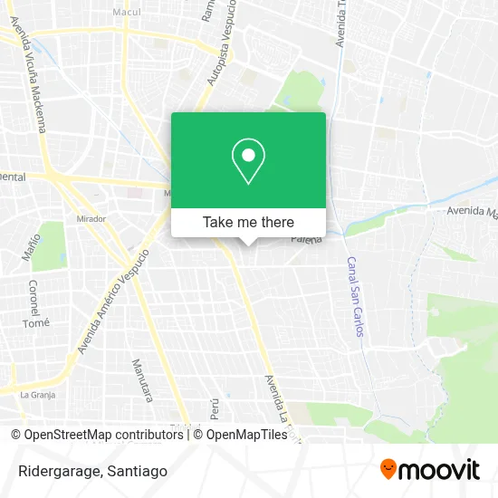 Ridergarage map