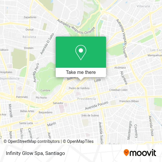 Infinity Glow Spa map