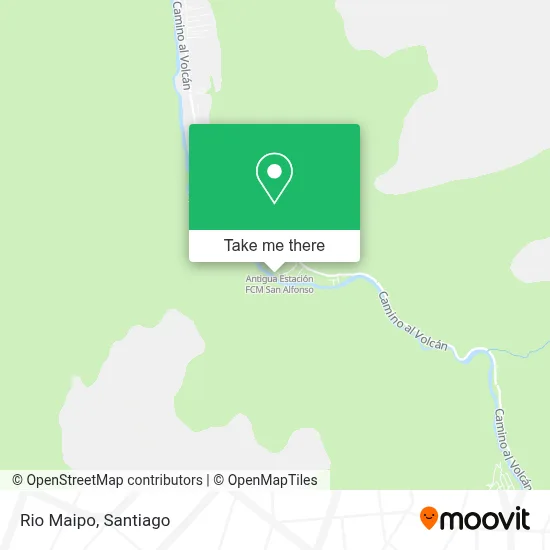 Rio Maipo map
