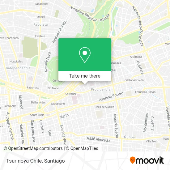 Tsurinoya Chile map