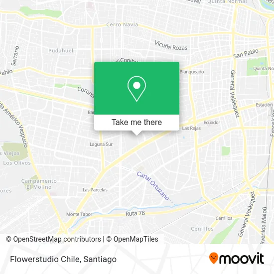 Flowerstudio Chile map