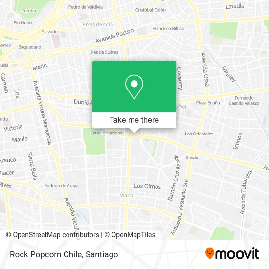 Rock Popcorn Chile map
