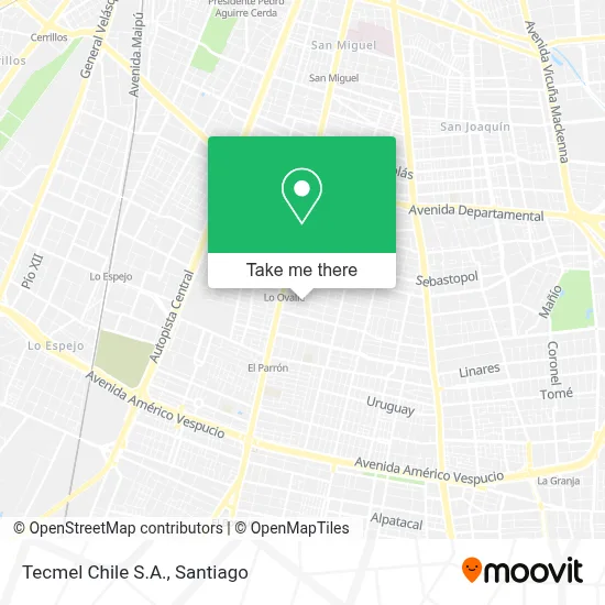 Tecmel Chile S.A. map
