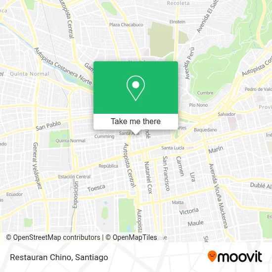 Restauran Chino map