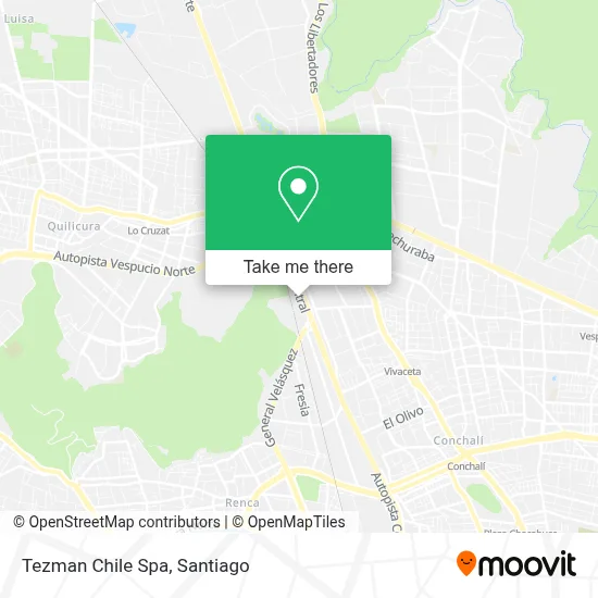 Tezman Chile Spa map
