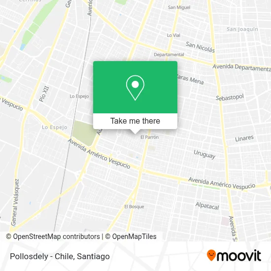 Pollosdely - Chile map