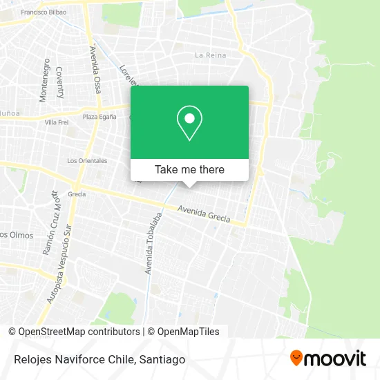 Relojes Naviforce Chile map