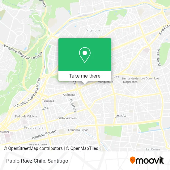 Pablo Raez Chile map