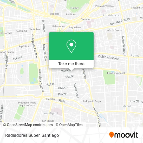 Radiadores Super map