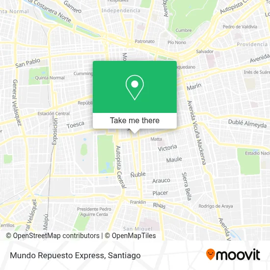 Mundo Repuesto Express map