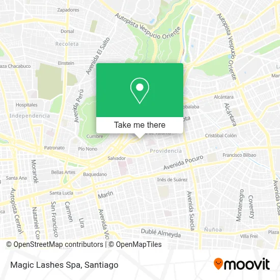 Magic Lashes Spa map