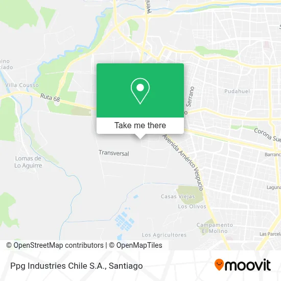 Ppg Industries Chile S.A. map