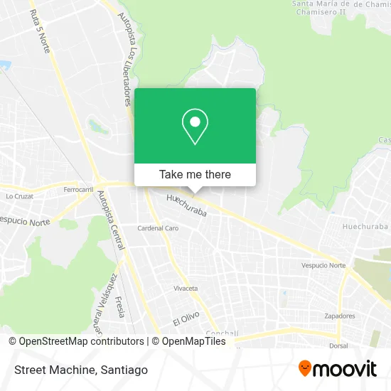 Street Machine map
