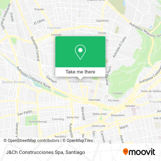 J&Ch Construcciones Spa map