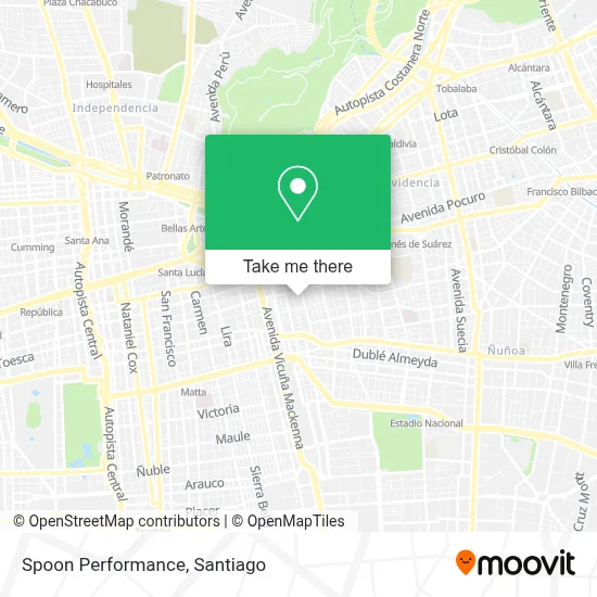 Spoon Performance map