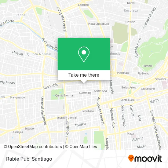 Rabie Pub map