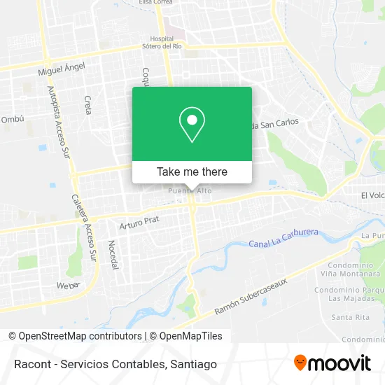 Racont - Servicios Contables map