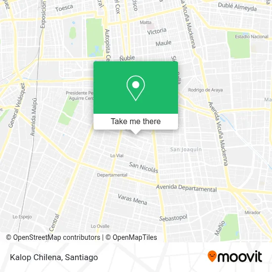 Kalop Chilena map