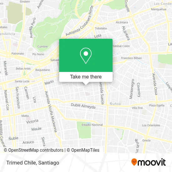 Trimed Chile map