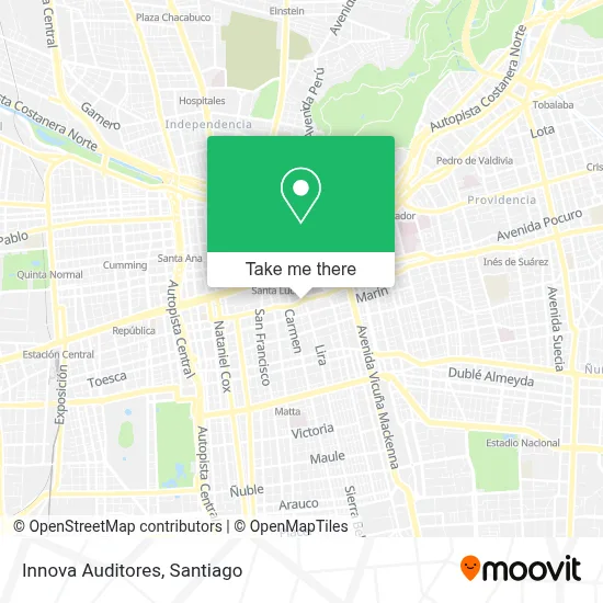 Innova Auditores map