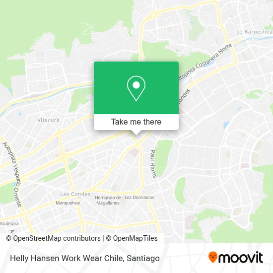 Helly Hansen Work Wear Chile map
