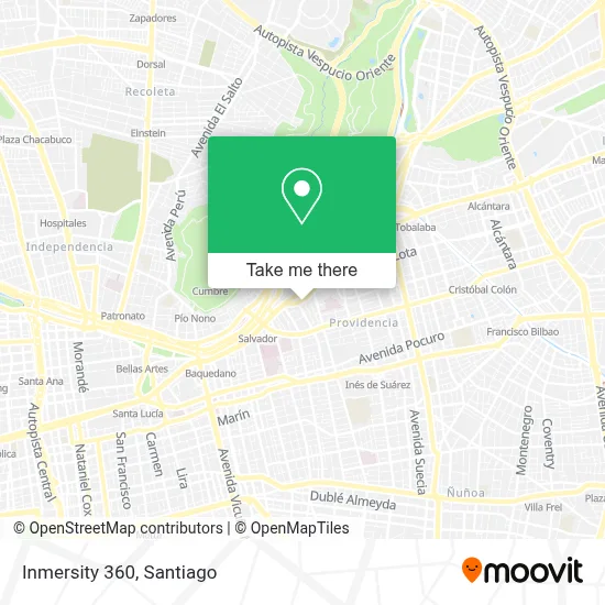 Inmersity 360 map