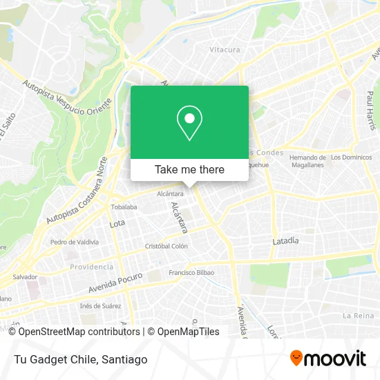 Tu Gadget Chile map