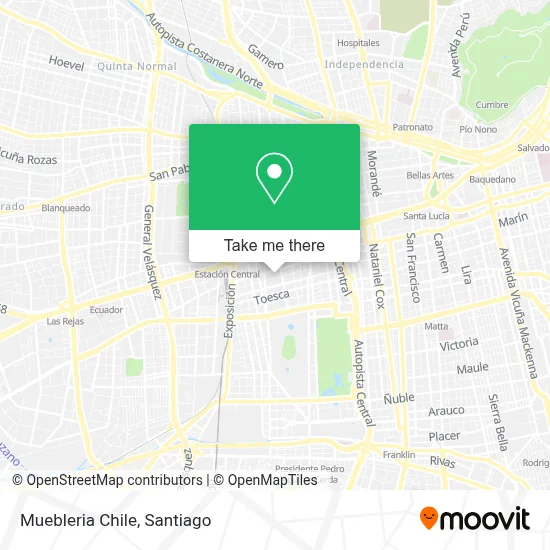 Muebleria Chile map