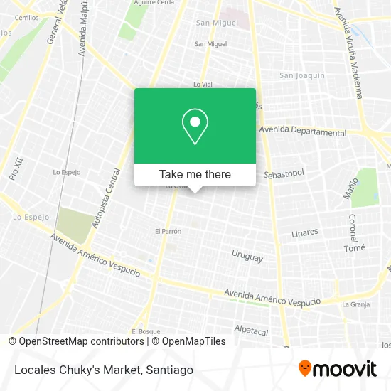 Locales Chuky's Market map