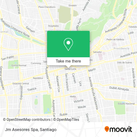 Jm Asesores Spa map