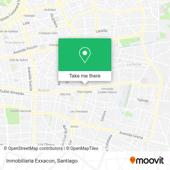 Inmobiliaria Exxacon map