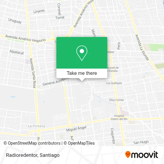 Radioredentor map