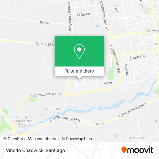 Viñedo Chadwick map
