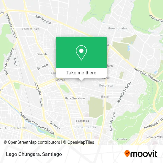 Lago Chungara map