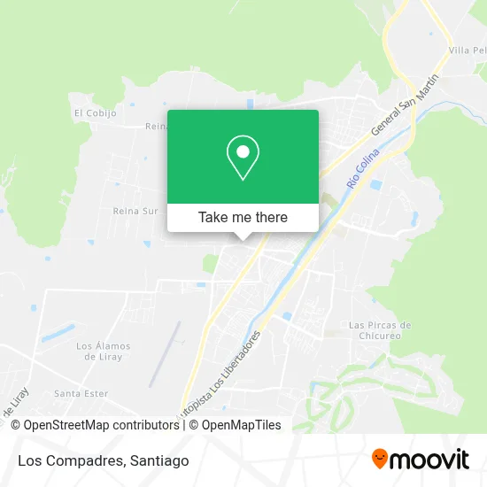 Los Compadres map