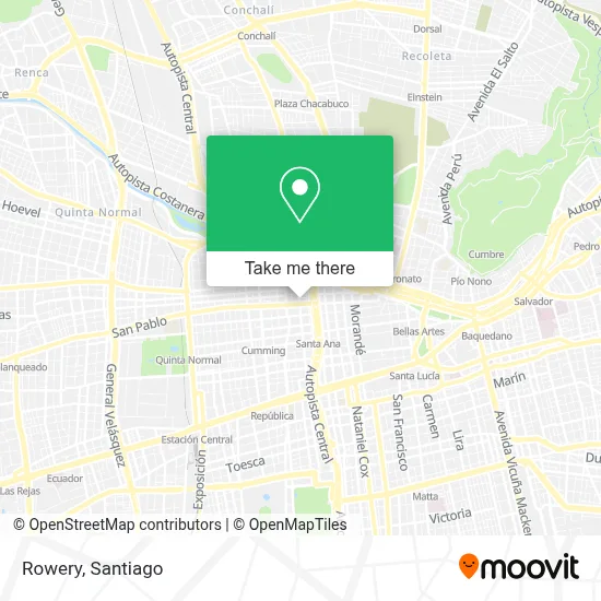 Rowery map