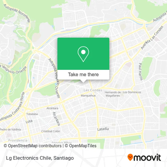 Lg Electronics Chile map
